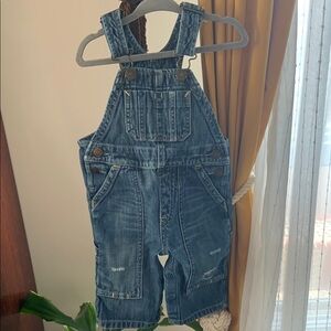 🫐3/$30 GAP Blue Classic Denim Overalls with Adjustable Straps size 6-12m